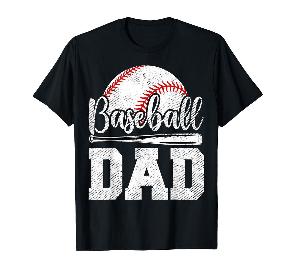 Baseball Dad Baseball Player Game Day T-Shirt - Minimalist Print Men Women - T-Shirt, Sweatshirt, Hoodie