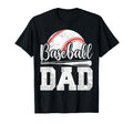 Baseball Dad Baseball Player Game Day T-Shirt - Minimalist Print Men Women - T-Shirt, Sweatshirt, Hoodie