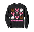 Baseball Mama Baseball Mom Mothers Day Sweatshirt - Graphic Print Unisex - T-Shirt, Sweatshirt, Hoodie