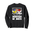 Brother Both Groovy Softball Baseball Sweatshirt - Minimalist Print Unisex - T-Shirt, Sweatshirt, Hoodie