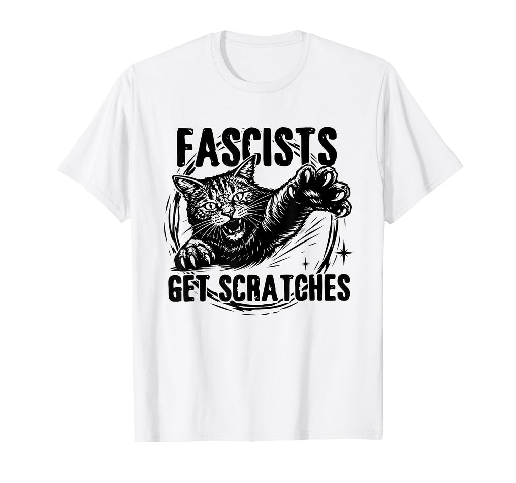 Black Cats Against Fascists Get T-Shirt - Casual Everyday Wear Men Women - T-Shirt, Sweatshirt, Hoodie