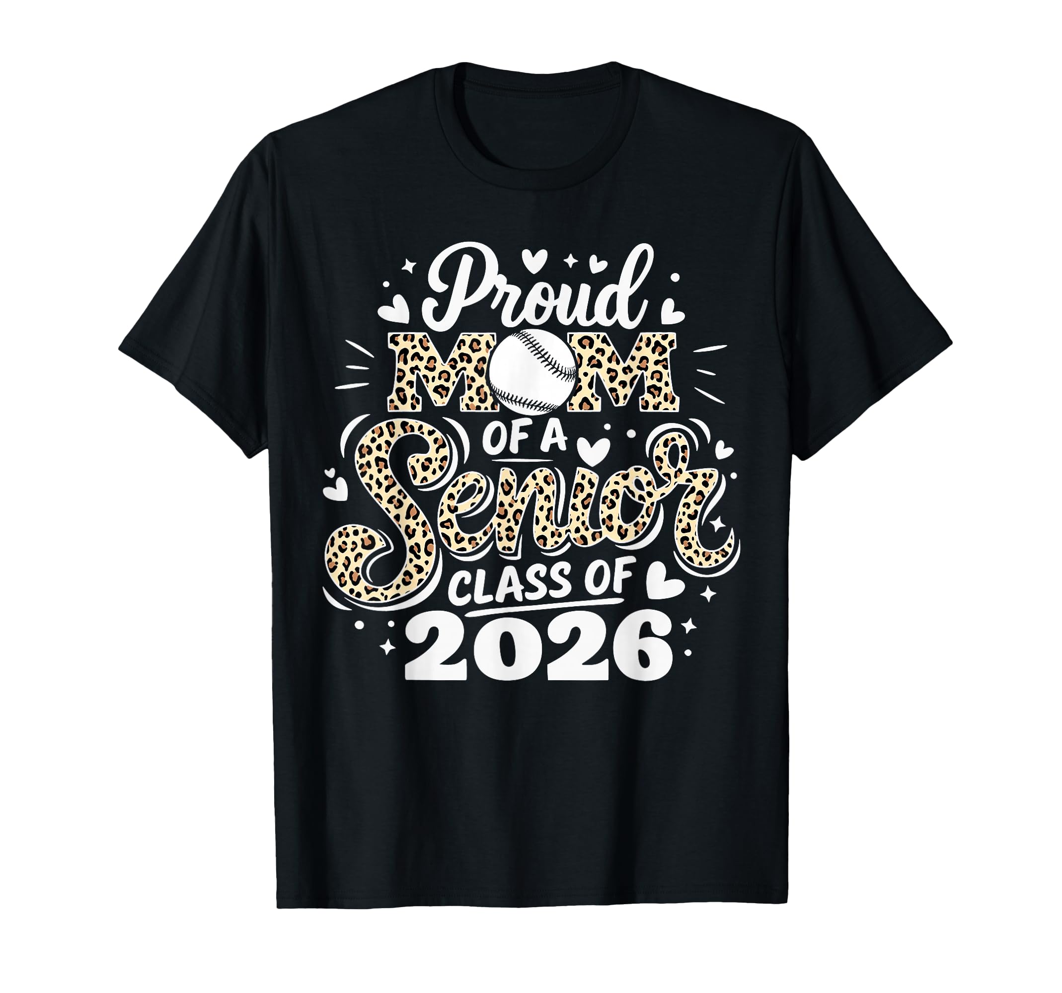 Proud Mom Senior Class 2026 Baseball T-Shirt - Trendy Graphic for Adults - T-Shirt, Sweatshirt, Hoodie