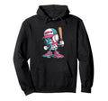 Funny Baseball Character Cartoon Batter Hoodie - Graphic Print for Adults - T-Shirt, Sweatshirt, Hoodie