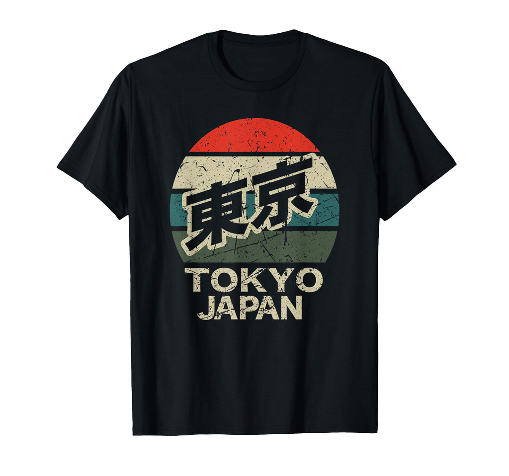 Tokyo Japan Kanji Character Circular Sunset T-Shirt - Trendy Graphic Unisex - T-Shirt, Sweatshirt, Hoodie