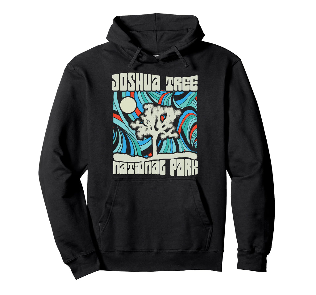 Joshua Tree National Park Psychedelic 60S Hoodie - Streetwear Style Unisex - T-Shirt, Sweatshirt, Hoodie