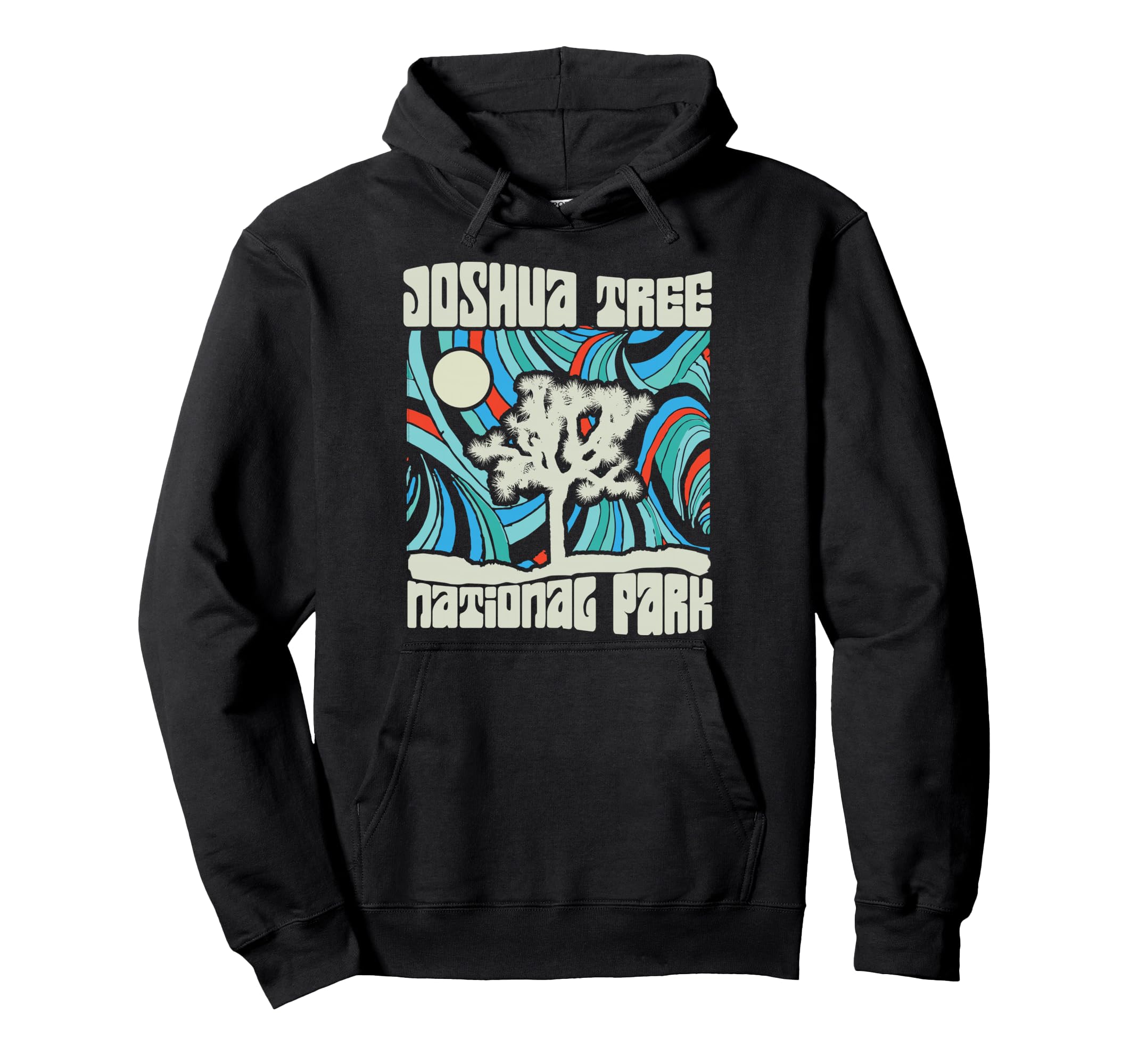 Joshua Tree National Park Psychedelic 60S Hoodie - Streetwear Style Unisex - T-Shirt, Sweatshirt, Hoodie
