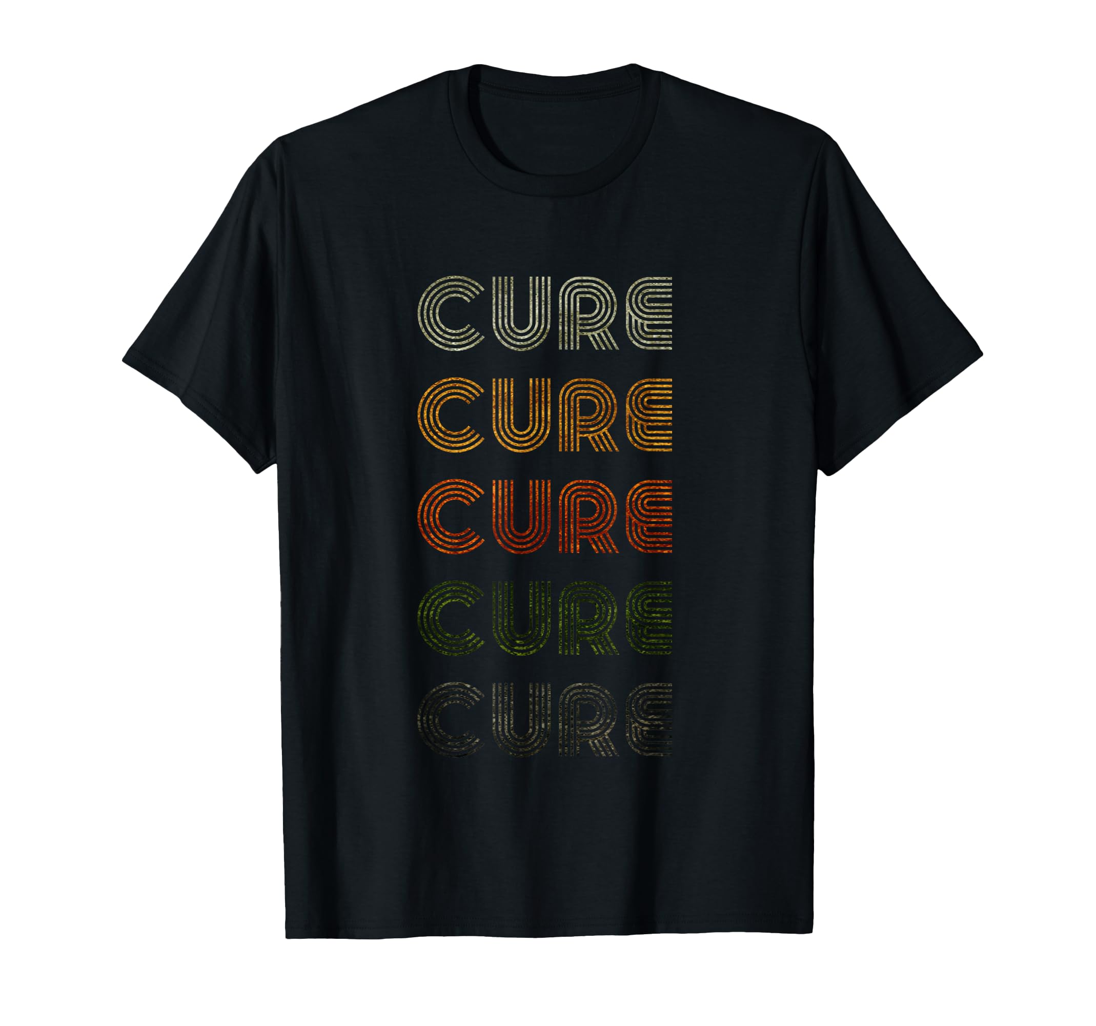 Love Heart Cure Grunge Black Cure T-Shirt - Fun Novelty Design for Adults - T-Shirt, Sweatshirt, Hoodie