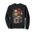 Camera Photography Art Floral Sweatshirt - Graphic Print Unisex - T-Shirt, Sweatshirt, Hoodie