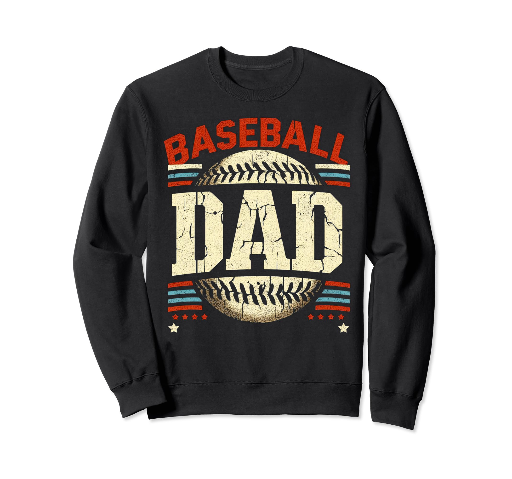 Baseball Dad Fathers Day Sweatshirt - Aesthetic Graphic for Adults - T-Shirt, Sweatshirt, Hoodie
