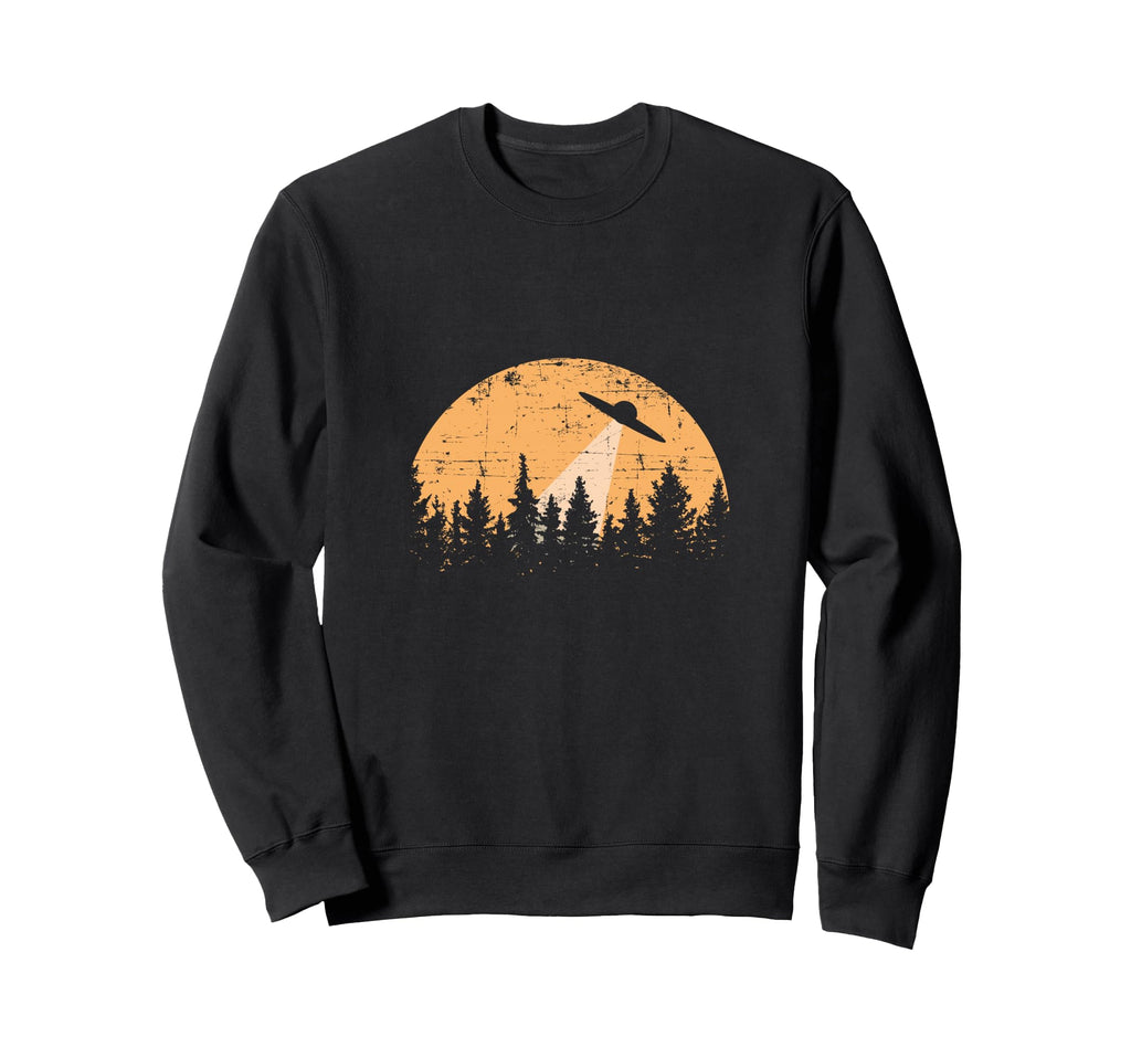 Distressed Ufo Mystery Sweatshirt - Streetwear Style Men Women - T-Shirt, Sweatshirt, Hoodie