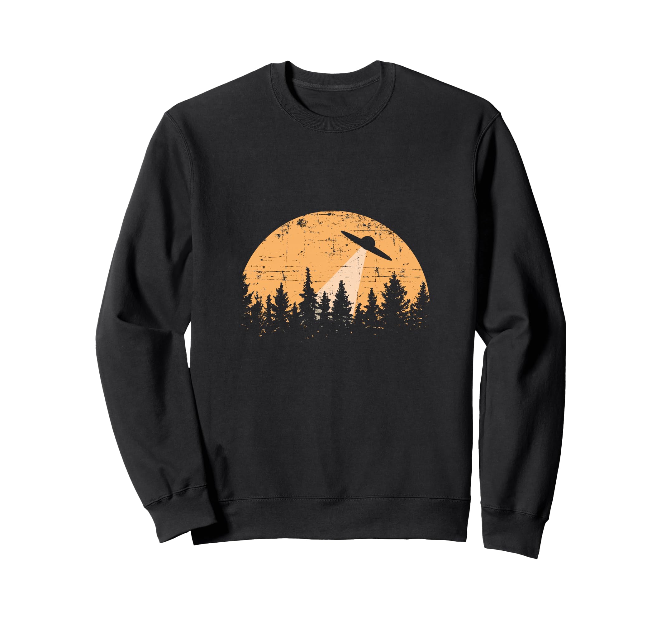 Distressed Ufo Mystery Sweatshirt - Streetwear Style Men Women - T-Shirt, Sweatshirt, Hoodie