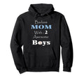 Badass Mom 2 Awesome Baseball Hoodie - Custom Art Print for Adults - T-Shirt, Sweatshirt, Hoodie