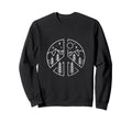 Peace Symbol Forest Mountains Sweatshirt - Novelty Apparel Men Women - T-Shirt, Sweatshirt, Hoodie