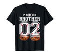 Proud Brother Baseball Player Number 2 T-Shirt - Aesthetic Graphic Unisex - T-Shirt, Sweatshirt, Hoodie