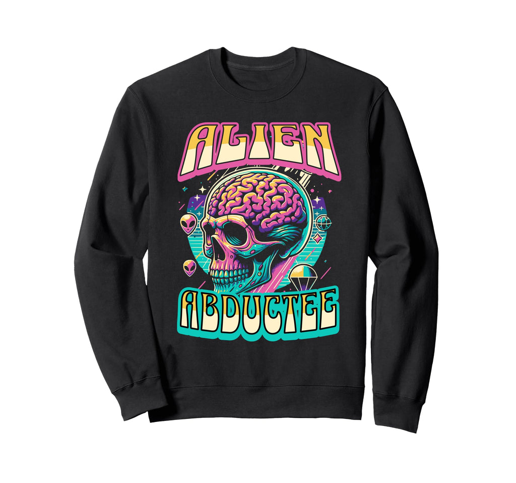 Alien Abductee Alien Head Sweatshirt - Minimalist Print for Adults - T-Shirt, Sweatshirt, Hoodie