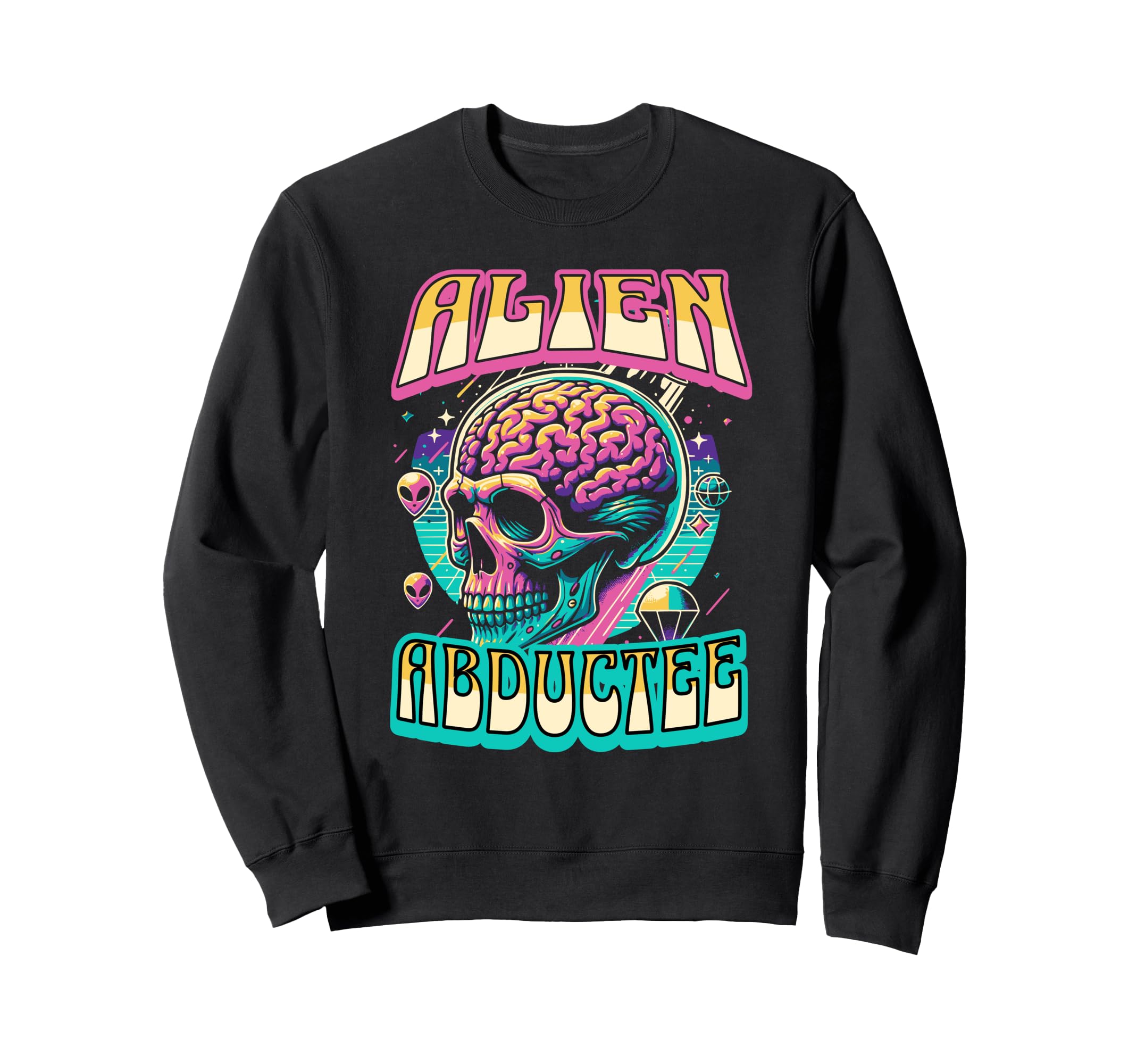 Alien Abductee Alien Head Sweatshirt - Minimalist Print for Adults - T-Shirt, Sweatshirt, Hoodie