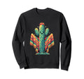 Cactus Serape Succulent Plant Cacti Sweatshirt - Unique Graphic Men Women - T-Shirt, Sweatshirt, Hoodie