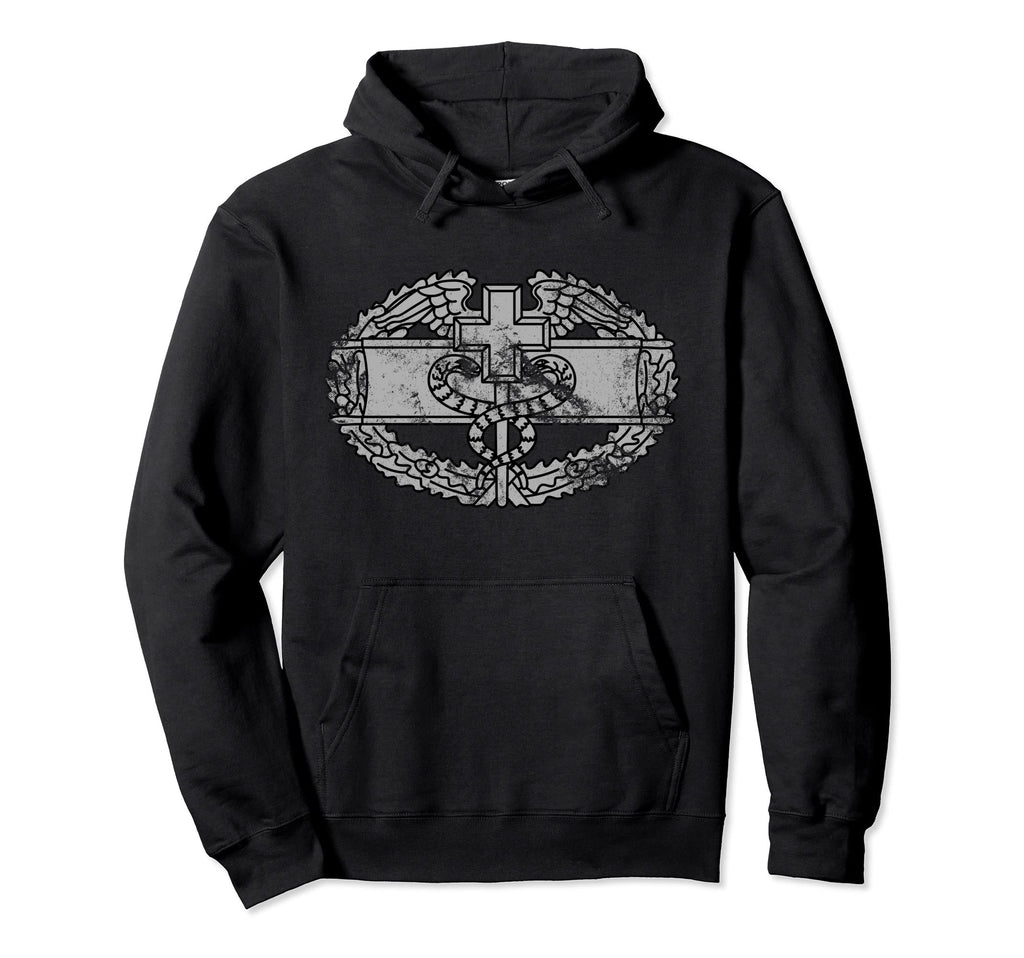 Us Army Combat Medical Badge Cmb 68W Hoodie - Trendy Graphic Men Women - T-Shirt, Sweatshirt, Hoodie