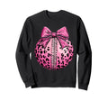 Baseball Coquette Bow Baseball Sweatshirt - Casual Everyday Wear Men Women - T-Shirt, Sweatshirt, Hoodie