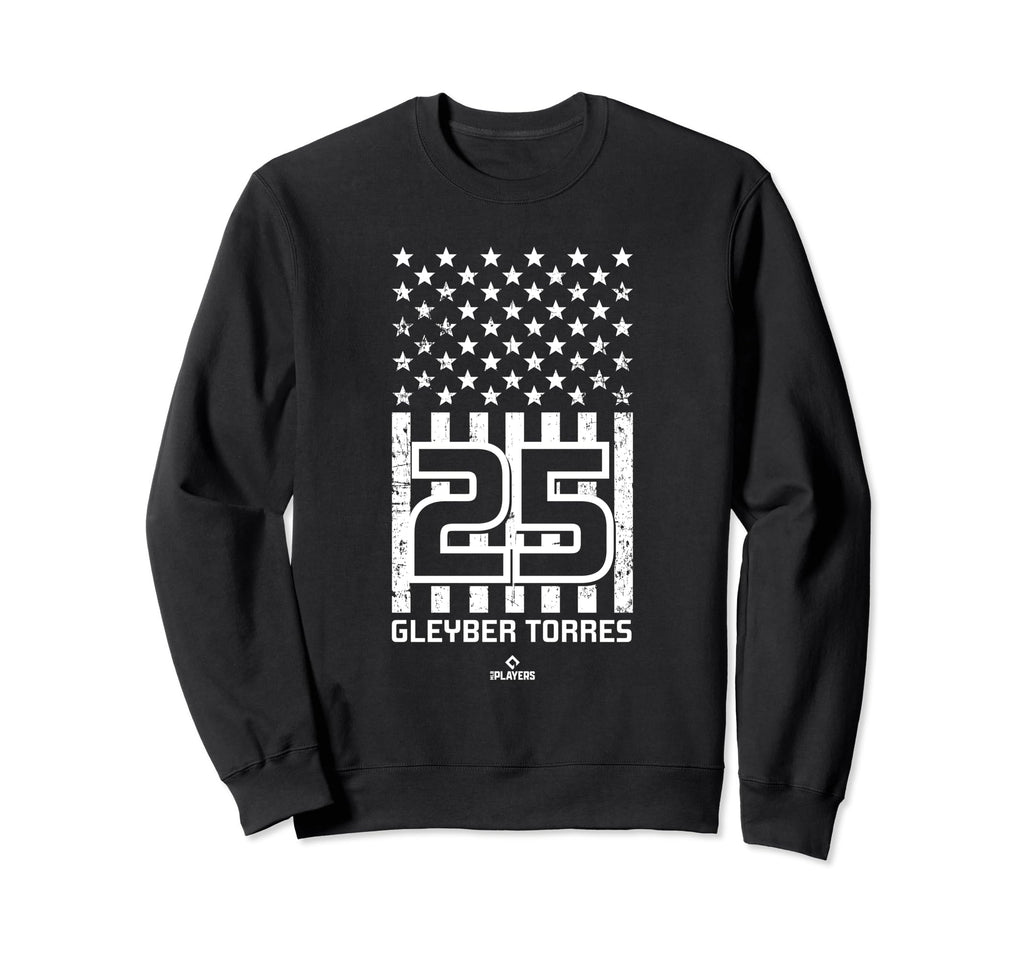 Gleyber Torres Flag New York Sweatshirt - Novelty Apparel for Adults - T-Shirt, Sweatshirt, Hoodie