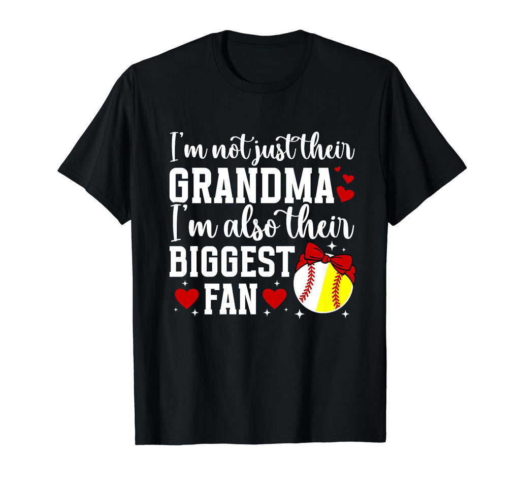 Their Biggest Fan Softball Baseball T-Shirt - Casual Everyday Wear Unisex - T-Shirt, Sweatshirt, Hoodie