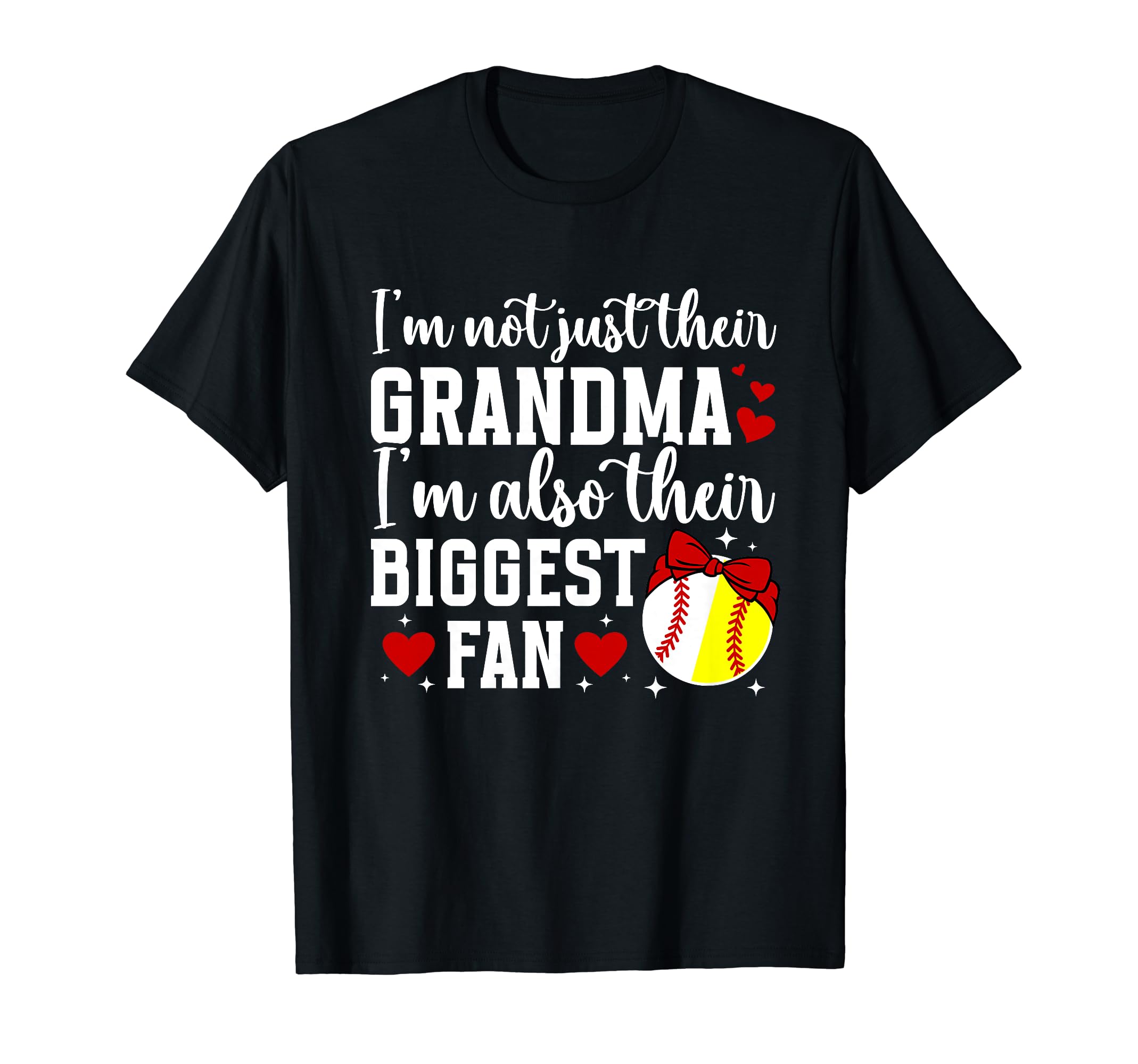 Their Biggest Fan Softball Baseball T-Shirt - Casual Everyday Wear Unisex - T-Shirt, Sweatshirt, Hoodie