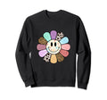 Happy Wildflower Floral Leopard Boho Sweatshirt - Minimalist Print Unisex - T-Shirt, Sweatshirt, Hoodie