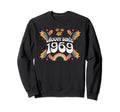 Groovy Since 1969 Birthday Flower Sweatshirt - Minimalist Print Men Women - T-Shirt, Sweatshirt, Hoodie