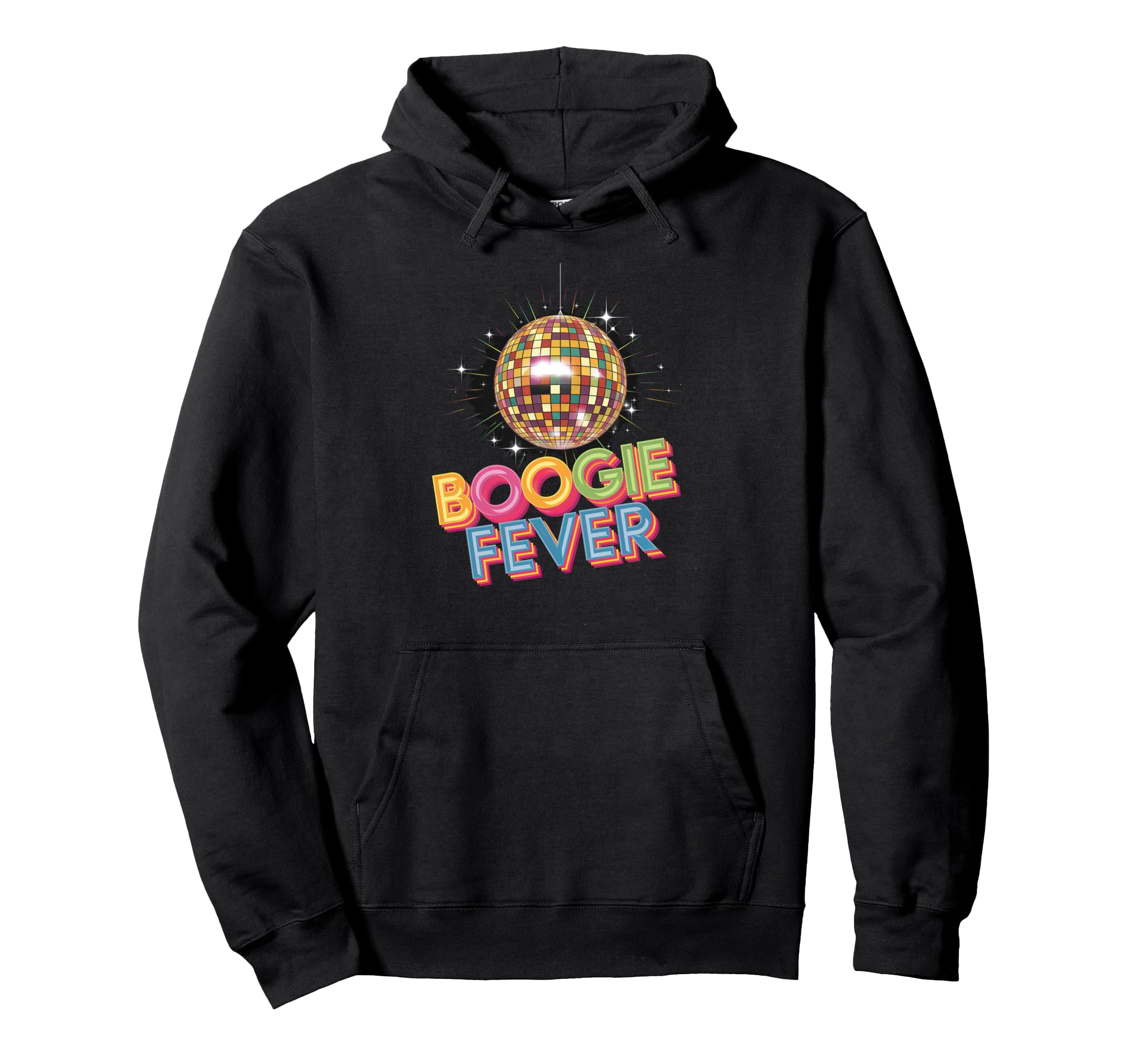 Disco Ball Boogie Fever Discoball Party Hoodie - Unique Graphic Unisex - T-Shirt, Sweatshirt, Hoodie