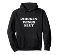Chicken Wings Slut Y2K Aesthetic Hoodie - Graphic Print Unisex - T-Shirt, Sweatshirt, Hoodie
