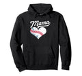 Baseball Mama Funny Sport Hoodie - Graphic Print Men Women - T-Shirt, Sweatshirt, Hoodie