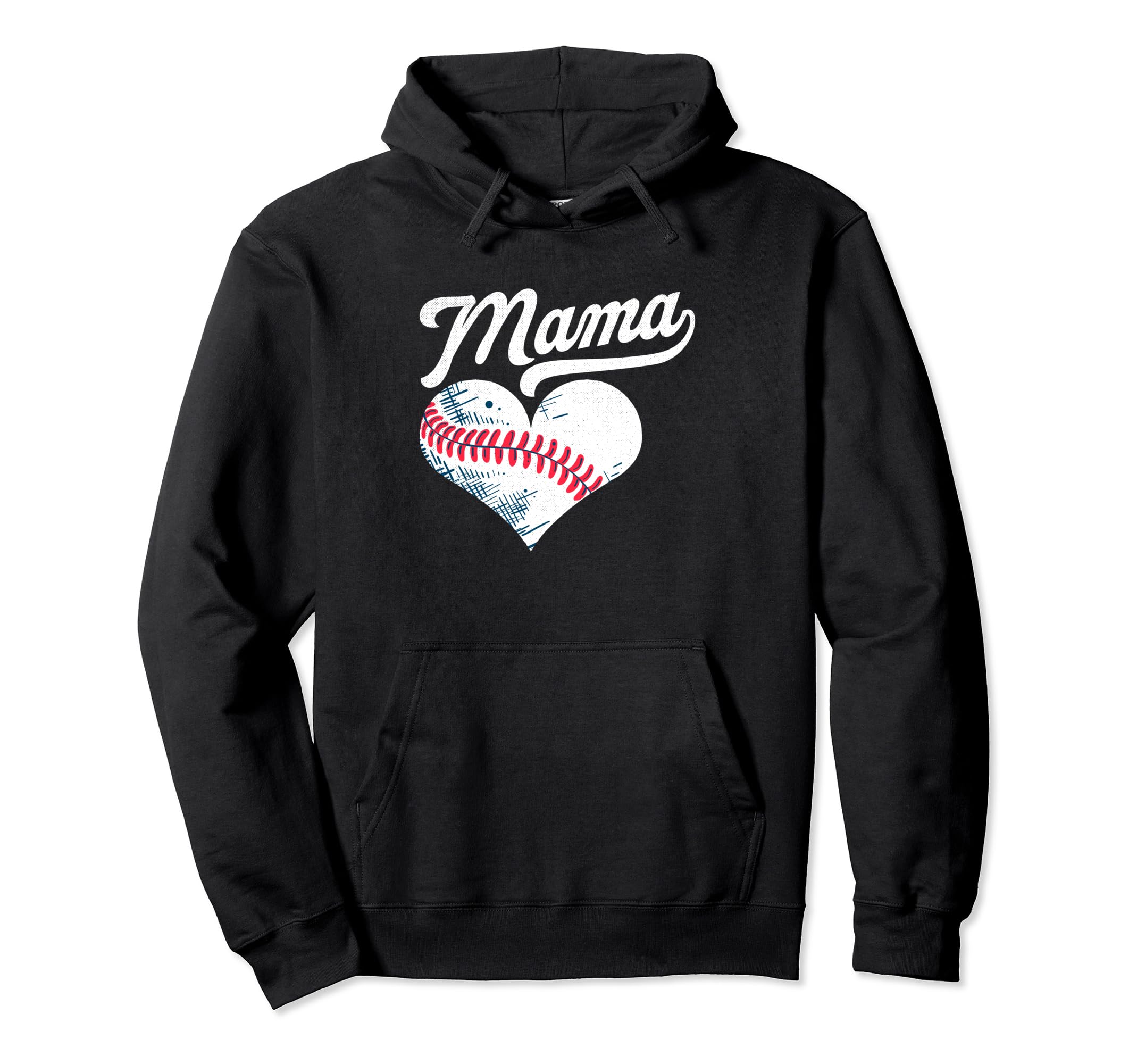 Baseball Mama Funny Sport Hoodie - Graphic Print Men Women - T-Shirt, Sweatshirt, Hoodie