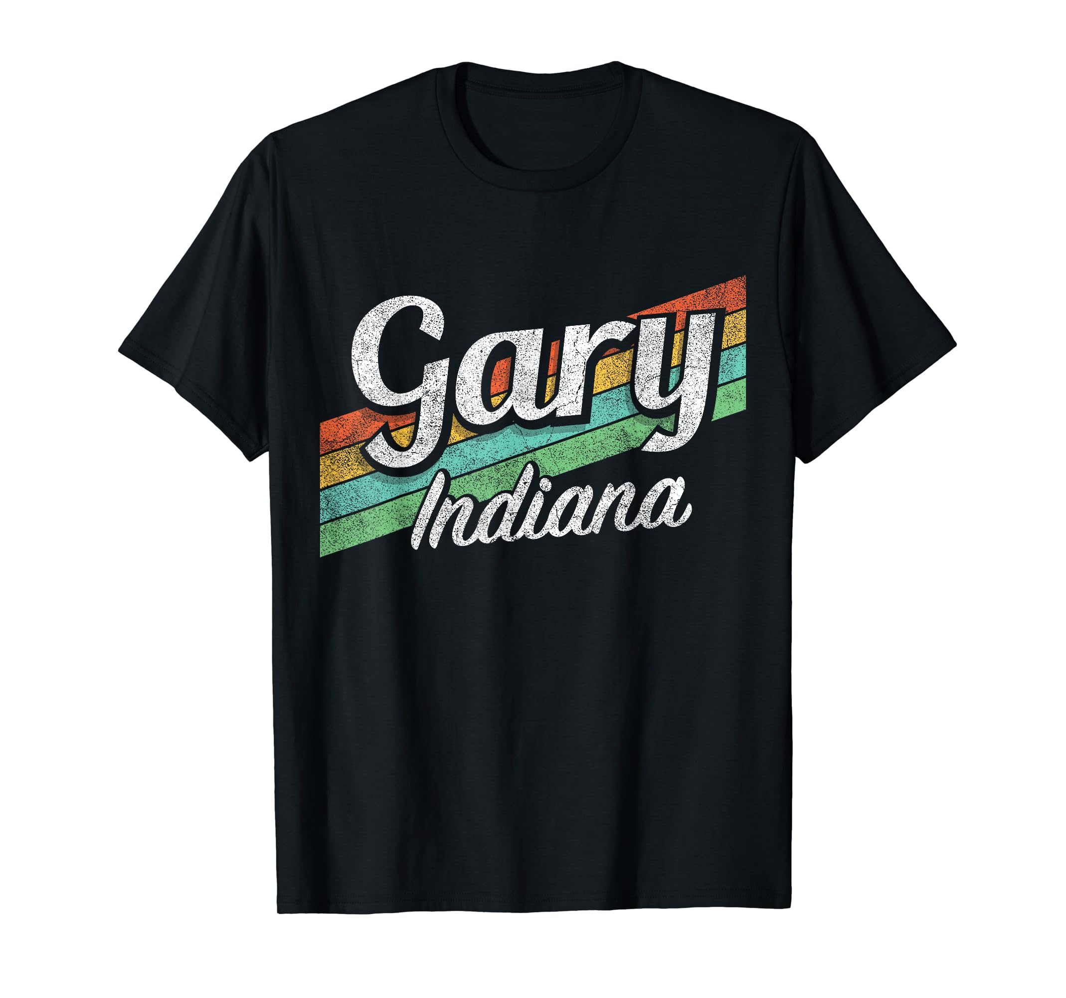 Gary Indiana Distressed T-Shirt - Fun Novelty Design Unisex - T-Shirt, Sweatshirt, Hoodie