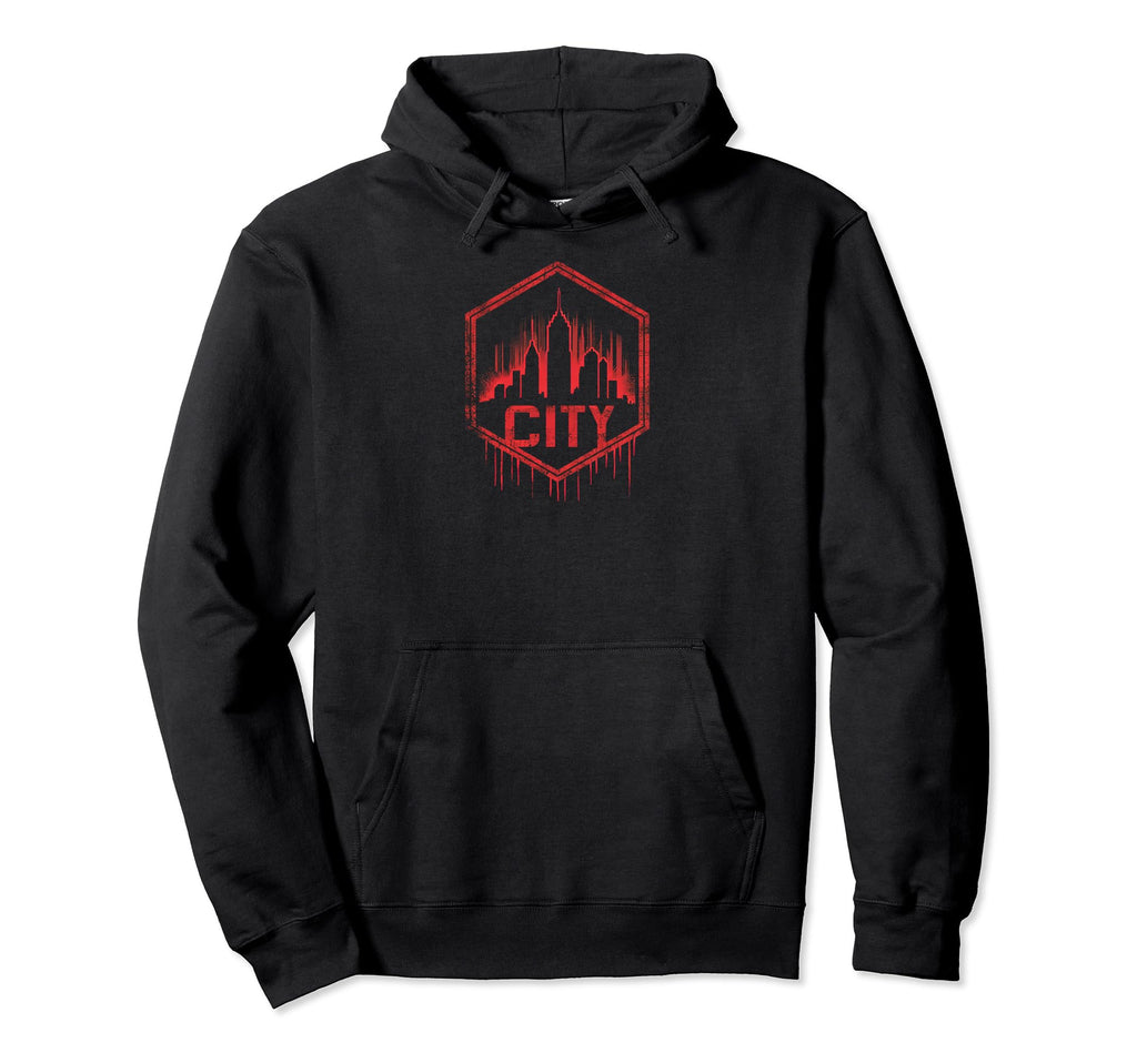 Rip City Grit 90S Grunge Urbandecay Hoodie - Novelty Apparel for Adults - T-Shirt, Sweatshirt, Hoodie