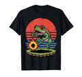 Pixel Art Frog Fireball 8 Bit Arcade T-Shirt - Trendy Graphic Men Women - T-Shirt, Sweatshirt, Hoodie