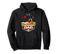 Baseball Warmup Dad Parent Game Day Hoodie - Unique Graphic Unisex - T-Shirt, Sweatshirt, Hoodie