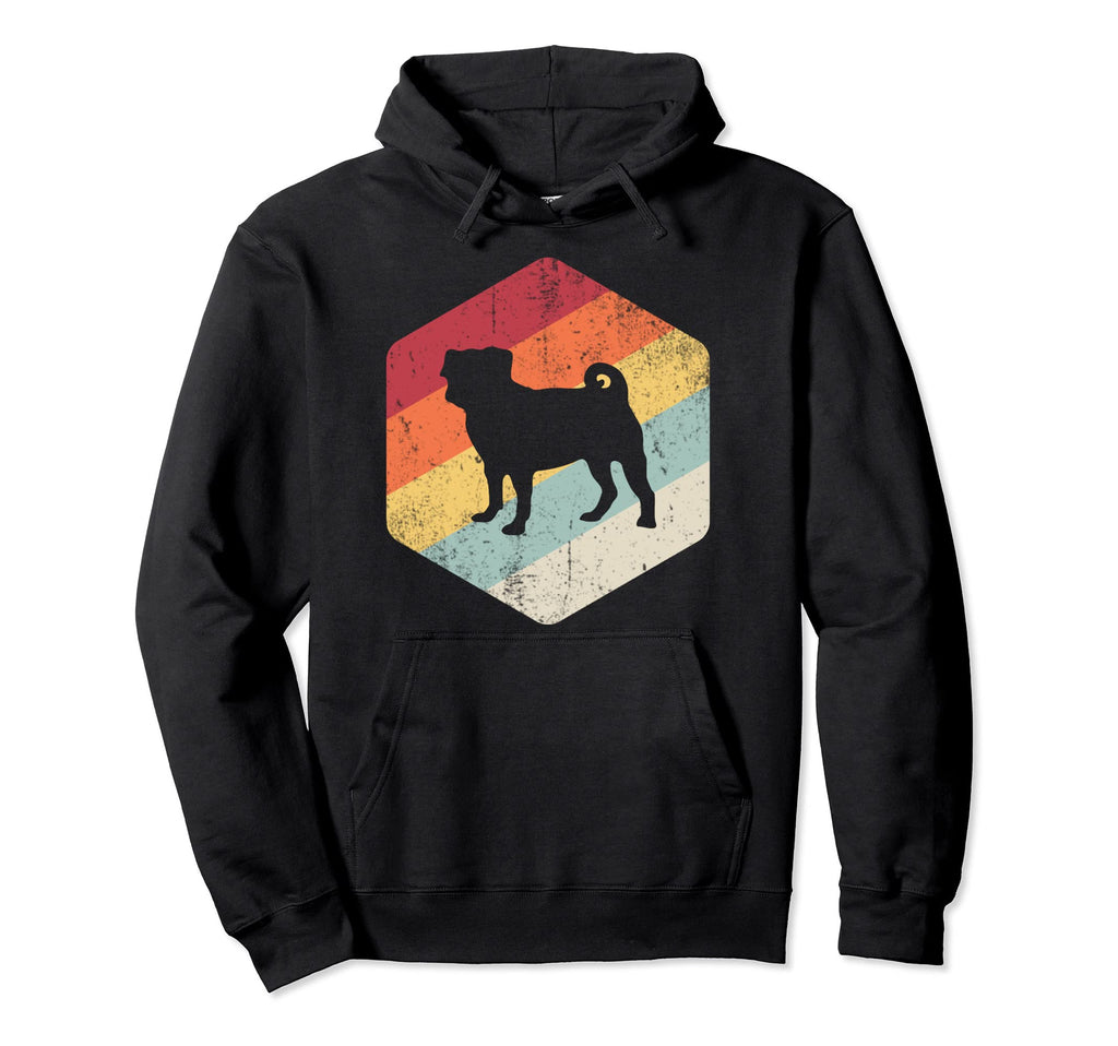 Pug Distressed Gift Hoodie - Streetwear Style Men Women - T-Shirt, Sweatshirt, Hoodie