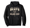 My Heart Beats Nelson Cruz Hoodie - Casual Everyday Wear for Adults - T-Shirt, Sweatshirt, Hoodie