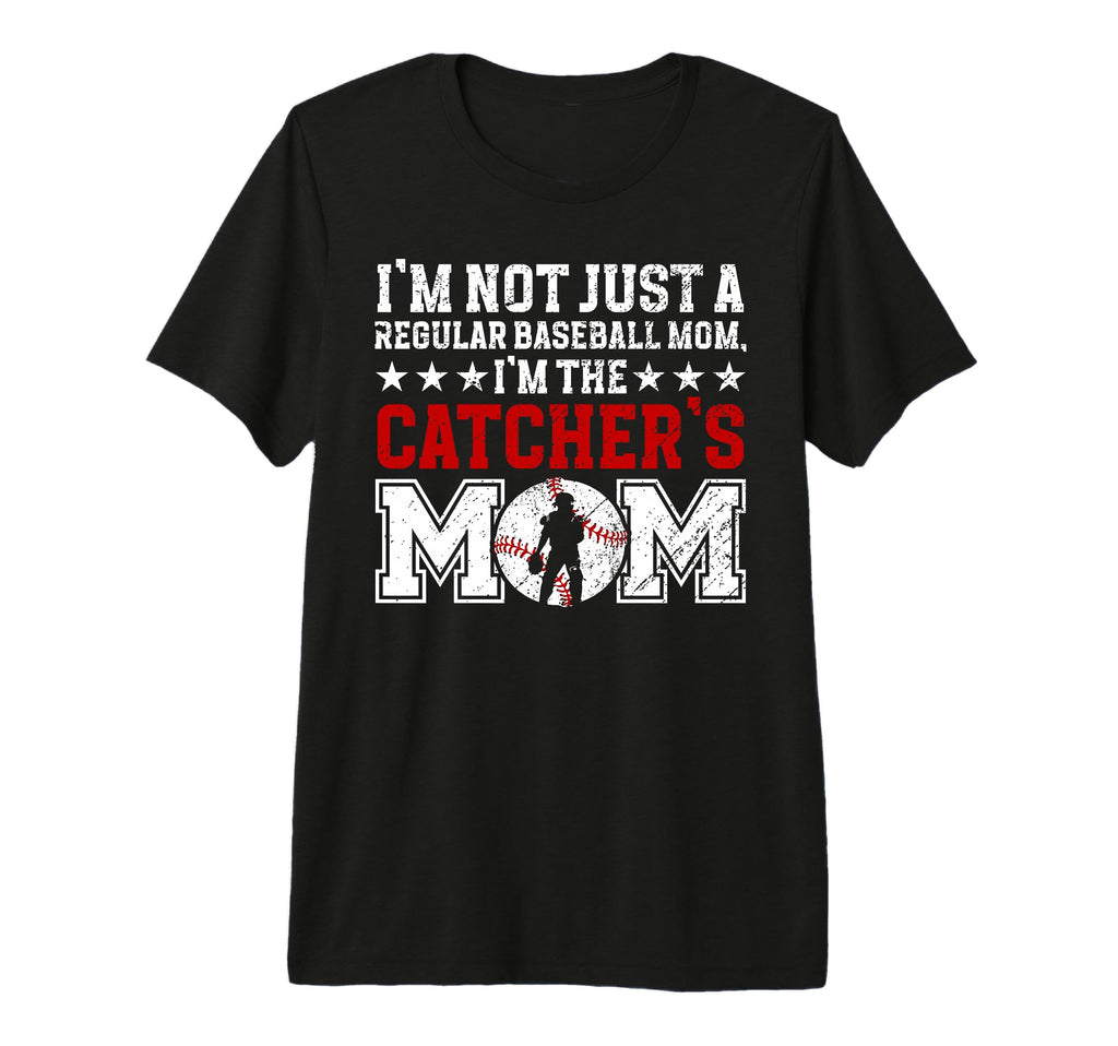 Im Baseball Catcher Mom Baseball Catcher T-Shirt - Graphic Print Men Women - T-Shirt, Sweatshirt, Hoodie