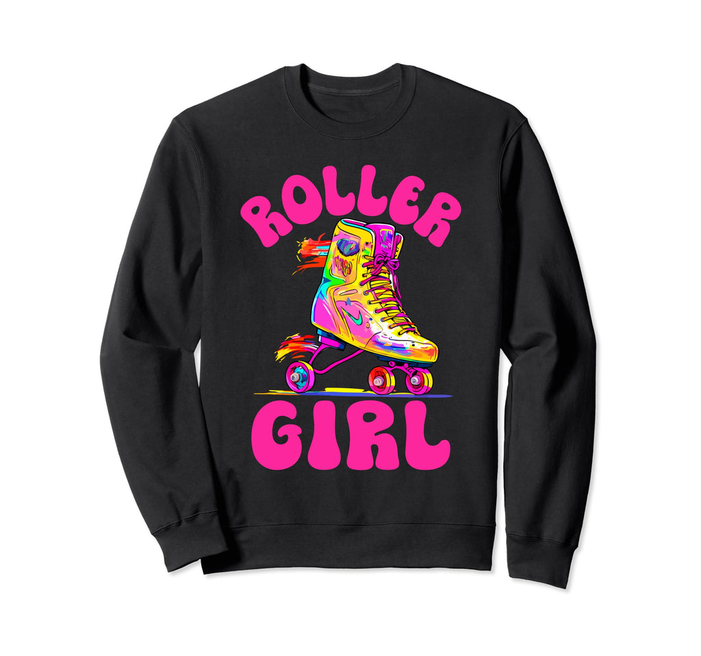 Roller Derby Roller Skating Skater Sweatshirt - Graphic Print Men Women - T-Shirt, Sweatshirt, Hoodie