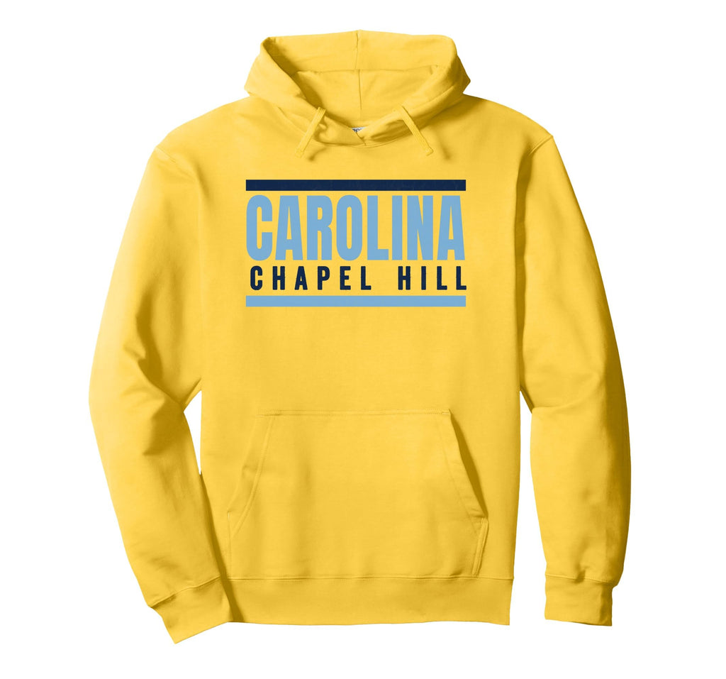 Striped Chapel Hill Blue Light Blue Stripe Hoodie - Novelty Apparel Unisex - T-Shirt, Sweatshirt, Hoodie