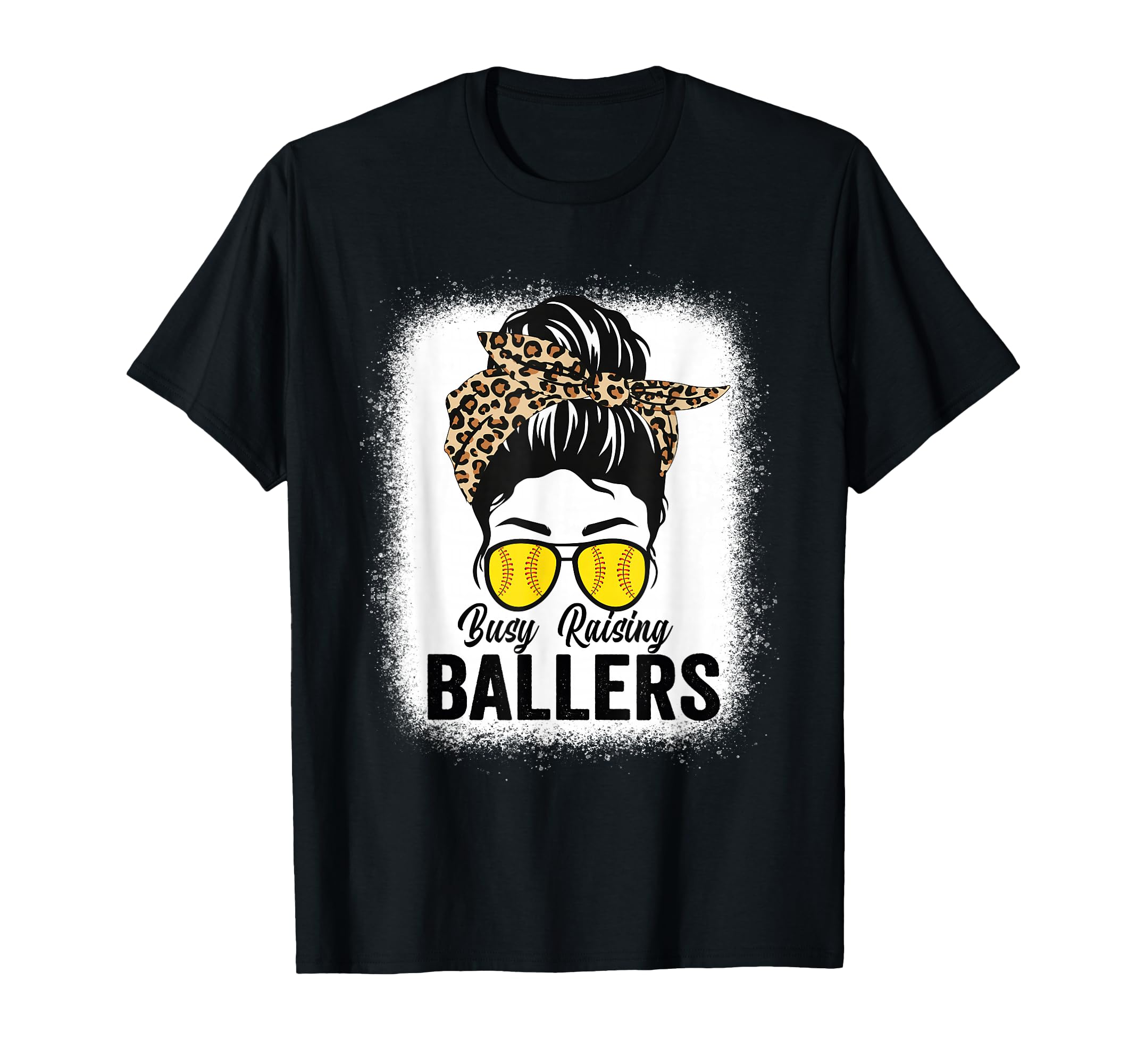 Busy Raising Ballers Softball T-Shirt - Casual Everyday Wear Men Women - T-Shirt, Sweatshirt, Hoodie