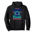 Funny Pinball Gamer Flipper Hoodie - Casual Everyday Wear for Adults - T-Shirt, Sweatshirt, Hoodie