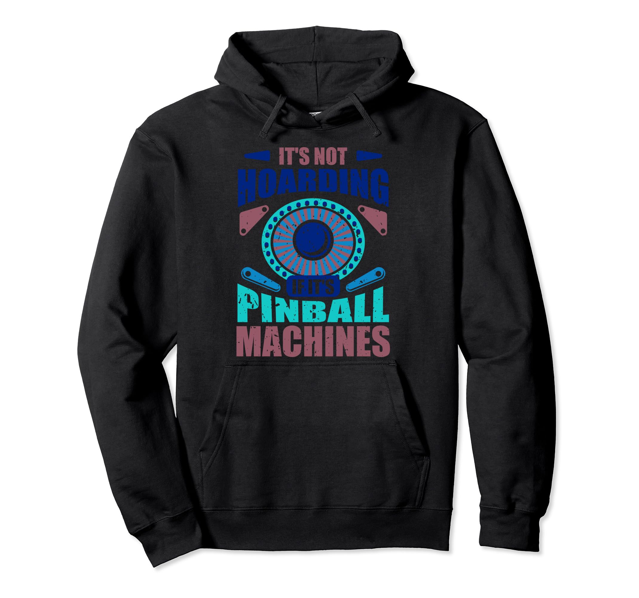 Funny Pinball Gamer Flipper Hoodie - Casual Everyday Wear for Adults - T-Shirt, Sweatshirt, Hoodie