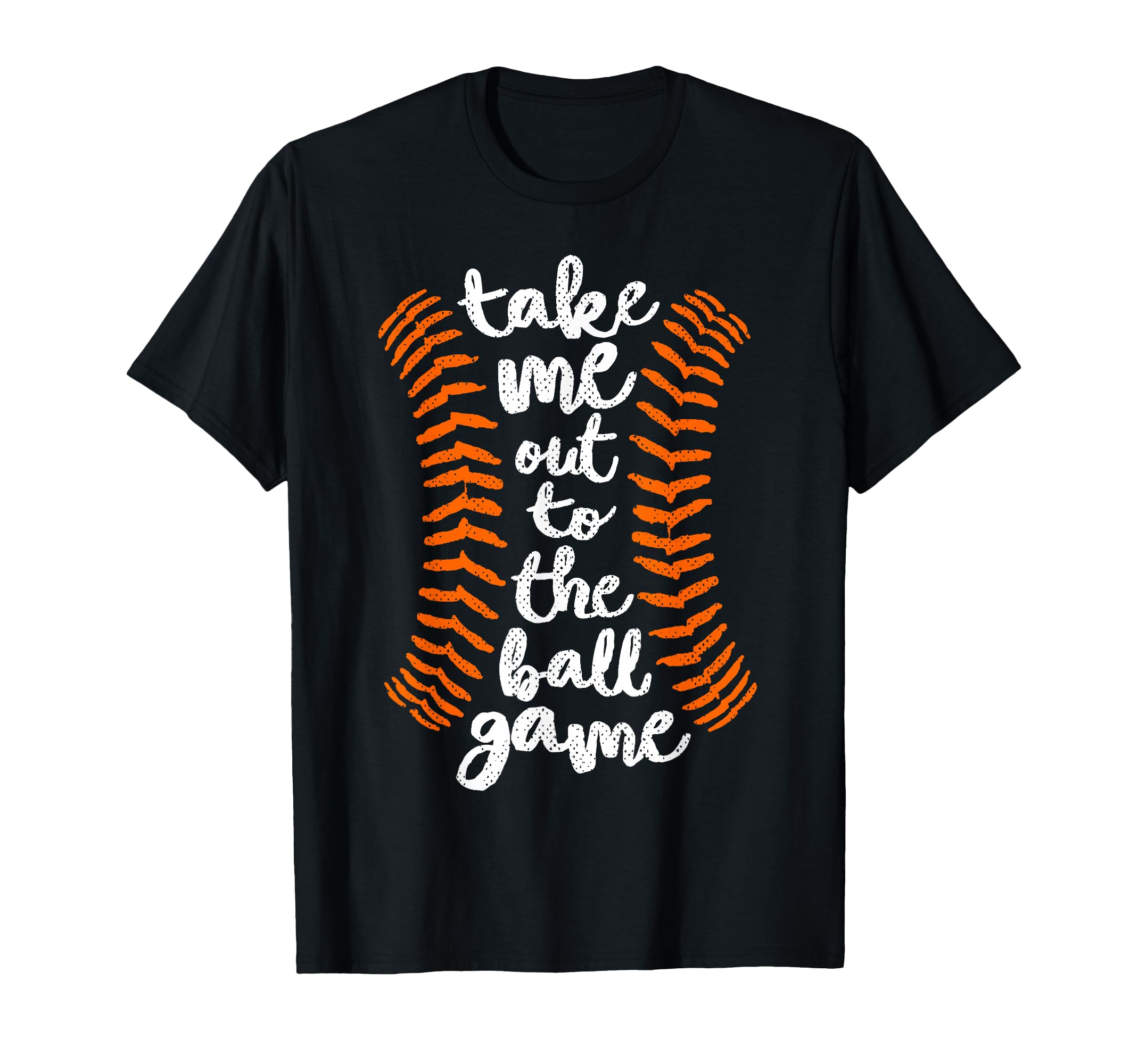 Take Me Out Ball Game Baseball Song T-Shirt - Minimalist Print Unisex - T-Shirt, Sweatshirt, Hoodie