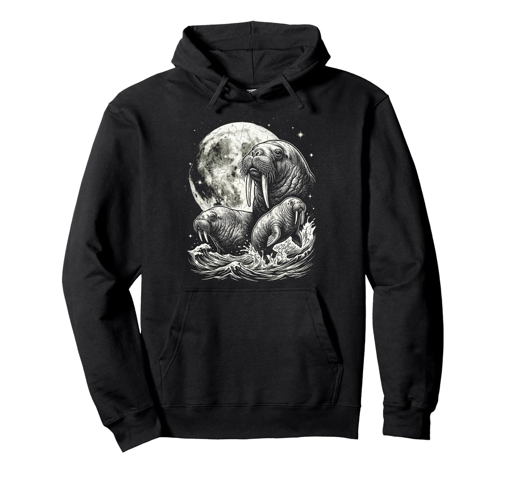 Walrus Seal Sea Lion 90S Aesthetic Y2K Hoodie - Graphic Print Men Women - T-Shirt, Sweatshirt, Hoodie