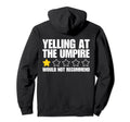 Baseball Dad Umpire 1 Star Rating Hoodie - Casual Everyday Wear Men Women - T-Shirt, Sweatshirt, Hoodie
