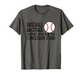 Funny Baseball Brother Sport Baseball T-Shirt - Custom Art Print for Adults - T-Shirt, Sweatshirt, Hoodie