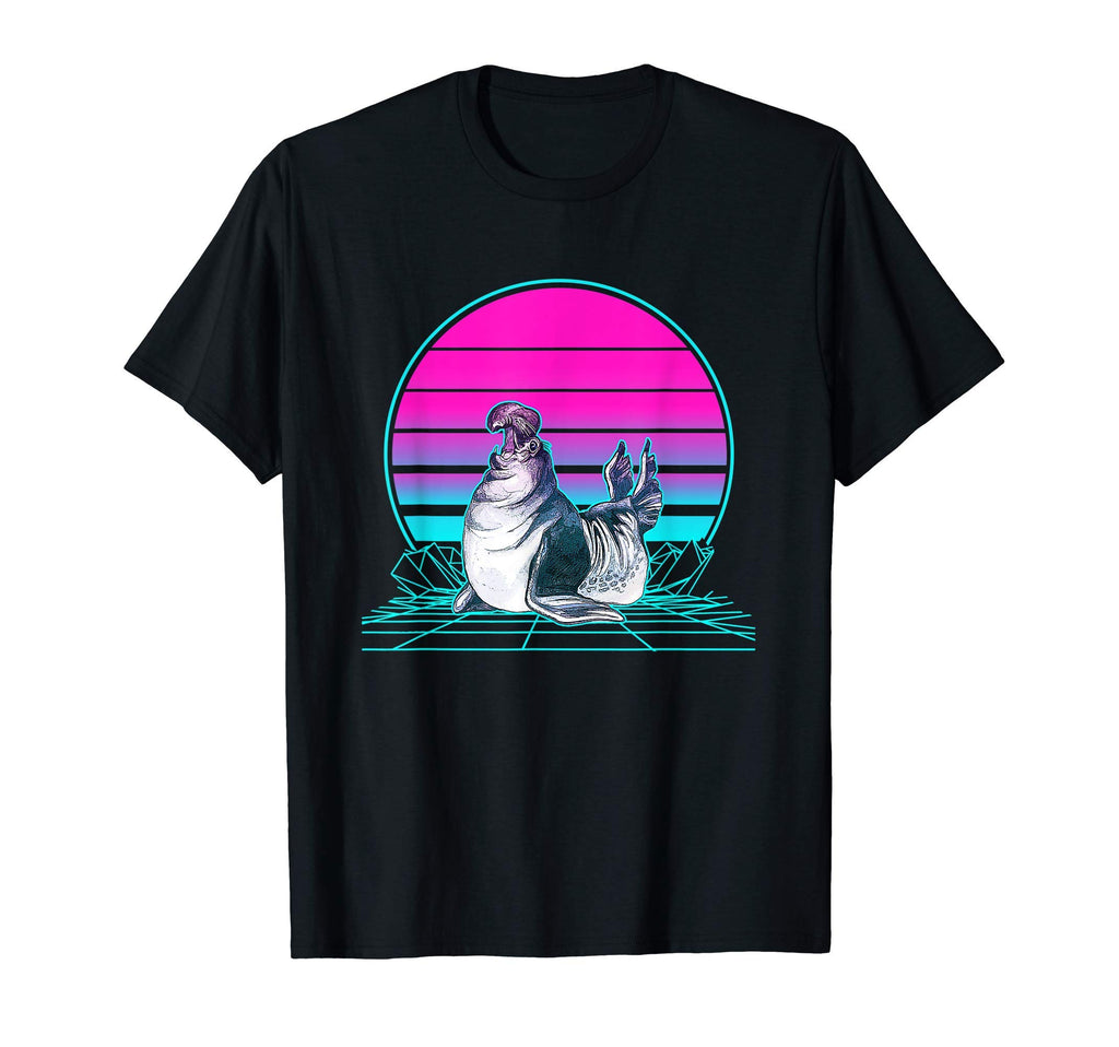 Sunset Elephant Seal T-Shirt - Casual Everyday Wear Unisex - T-Shirt, Sweatshirt, Hoodie