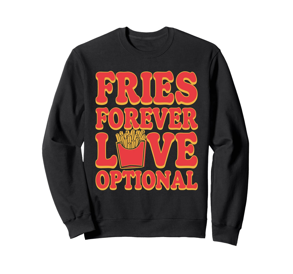 Fast Food Nostalgia Diner Fries Sweatshirt - Trendy Graphic Men Women - T-Shirt, Sweatshirt, Hoodie